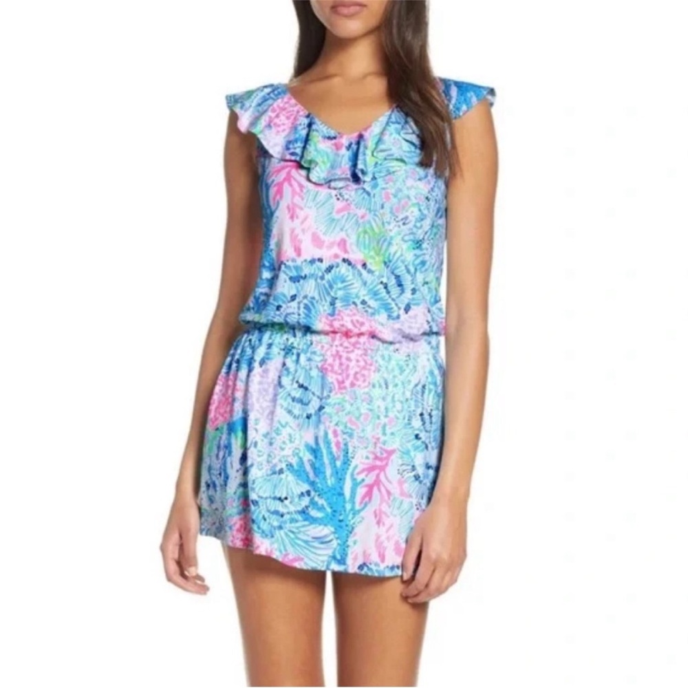 Lilly Pulitzer Alessa Romper SZ XS Sink or Swim